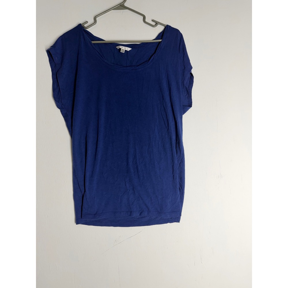 Cabi Royal Blue Scoop Neck Dolman Sleeve Tee Shirt XL Soft Jersey Knit Top